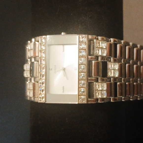 Guess women's jeweled wristwatch